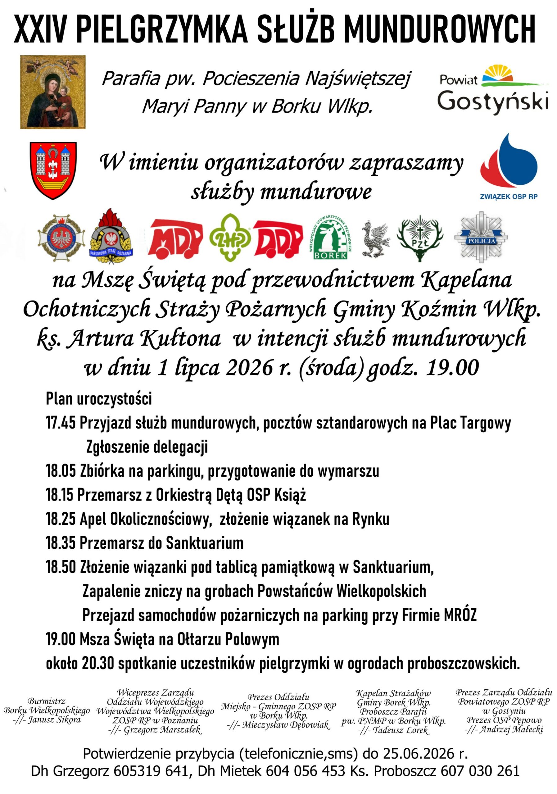 XXIV Pielgrzymka Służb Mundurowych